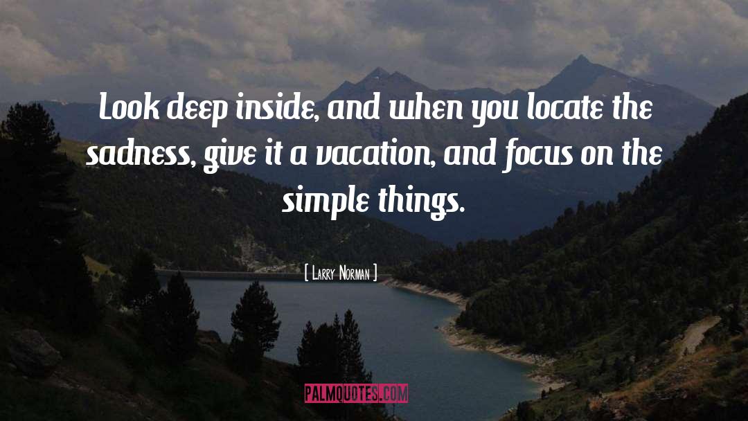 A Vacation quotes by Larry Norman
