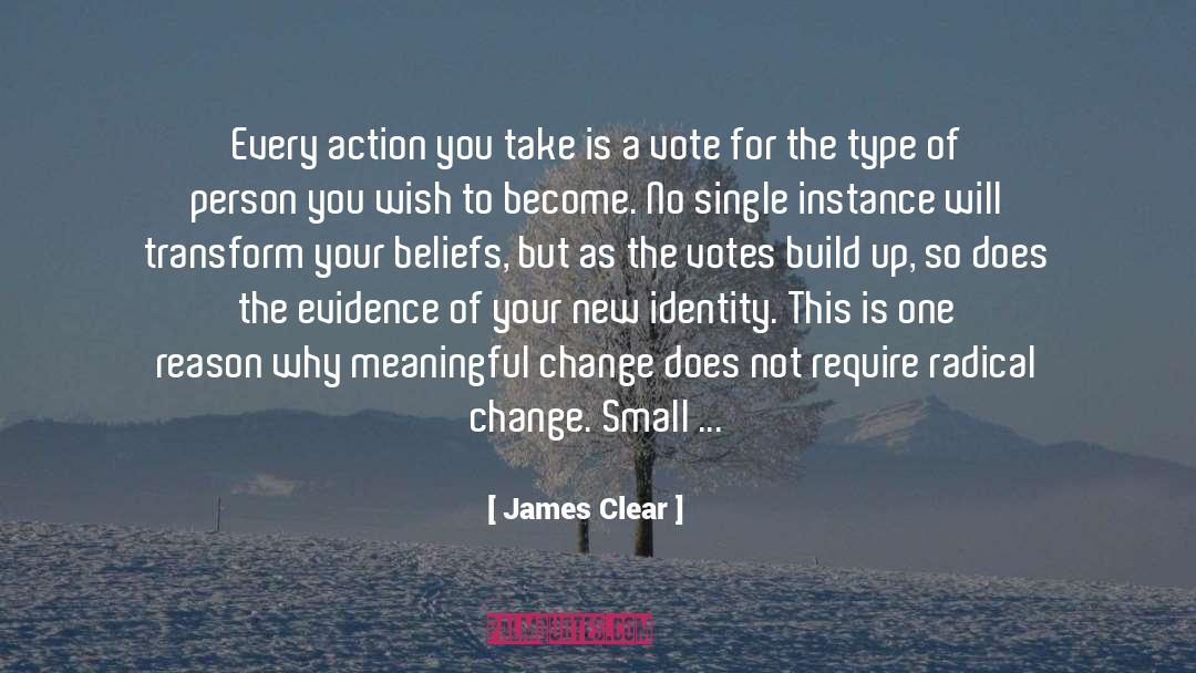 A Vote quotes by James Clear