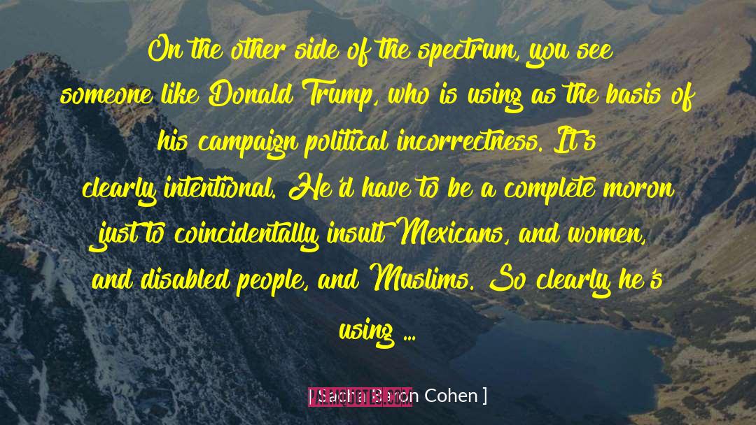 A Vote quotes by Sacha Baron Cohen