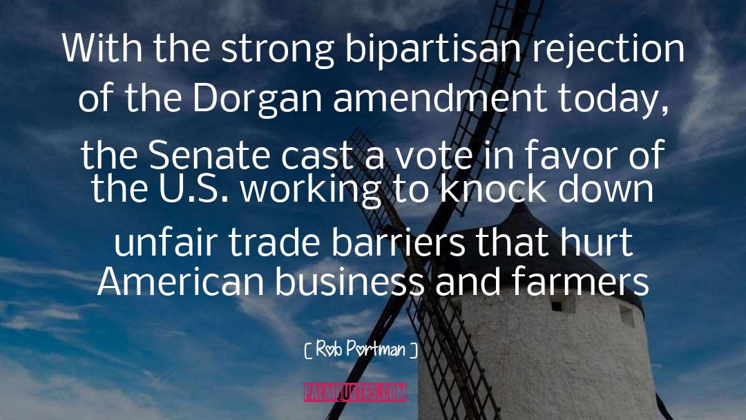 A Vote quotes by Rob Portman