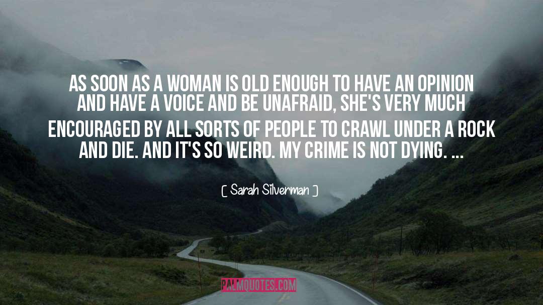 A Woman Is quotes by Sarah Silverman