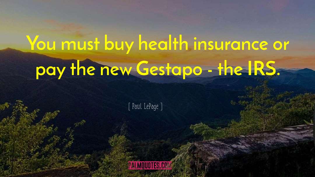 A1 General Insurance Quote quotes by Paul LePage