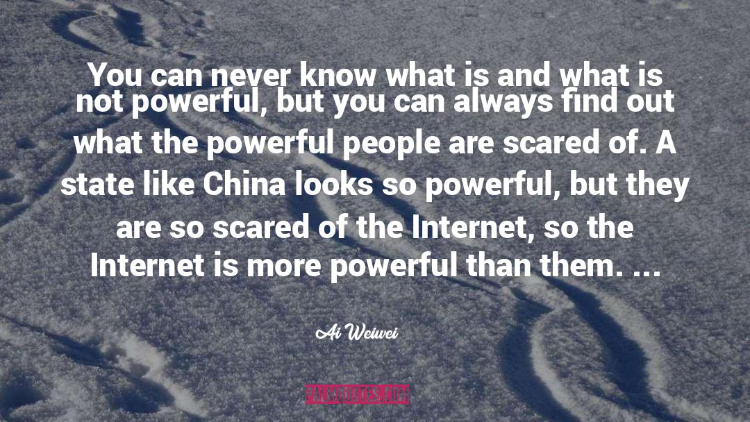 A1m Internet quotes by Ai Weiwei