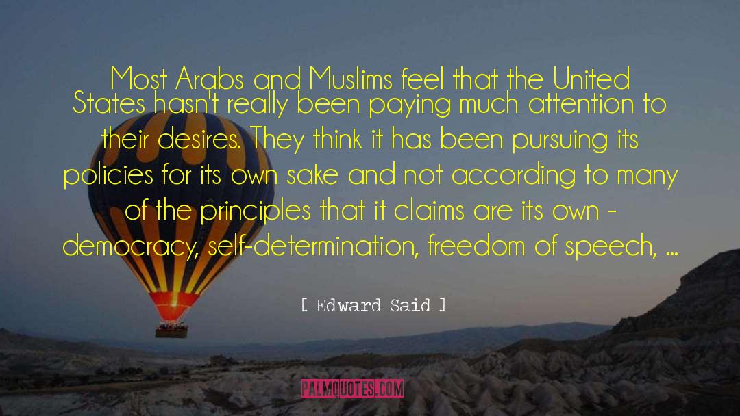 Aaaand Its Muslims quotes by Edward Said