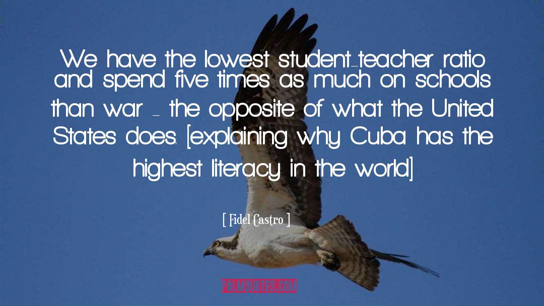 Aac Literacy quotes by Fidel Castro