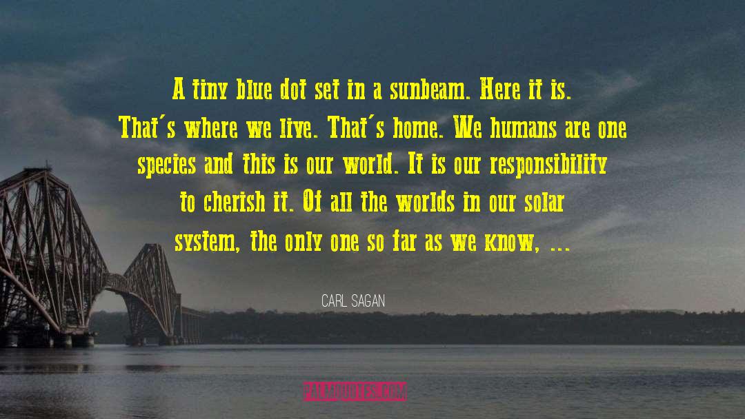 Aarden Solar quotes by Carl Sagan