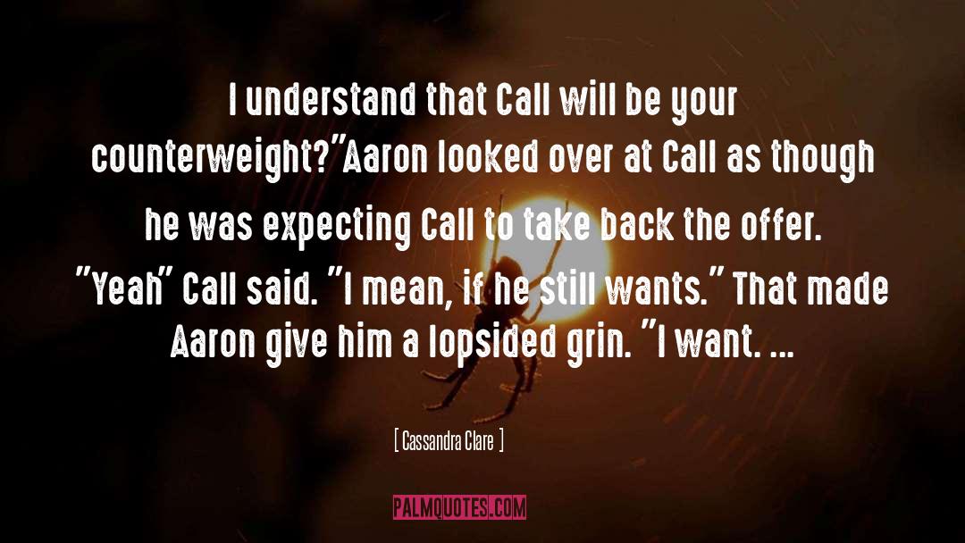 Aaron Stewart quotes by Cassandra Clare