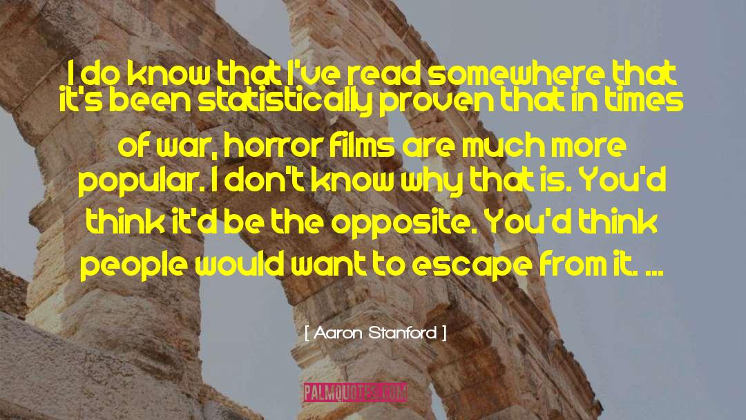 Aaron Stewart quotes by Aaron Stanford