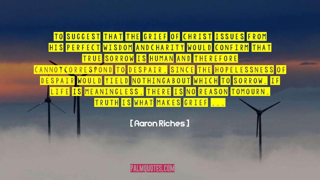 Aaron Warner quotes by Aaron Riches