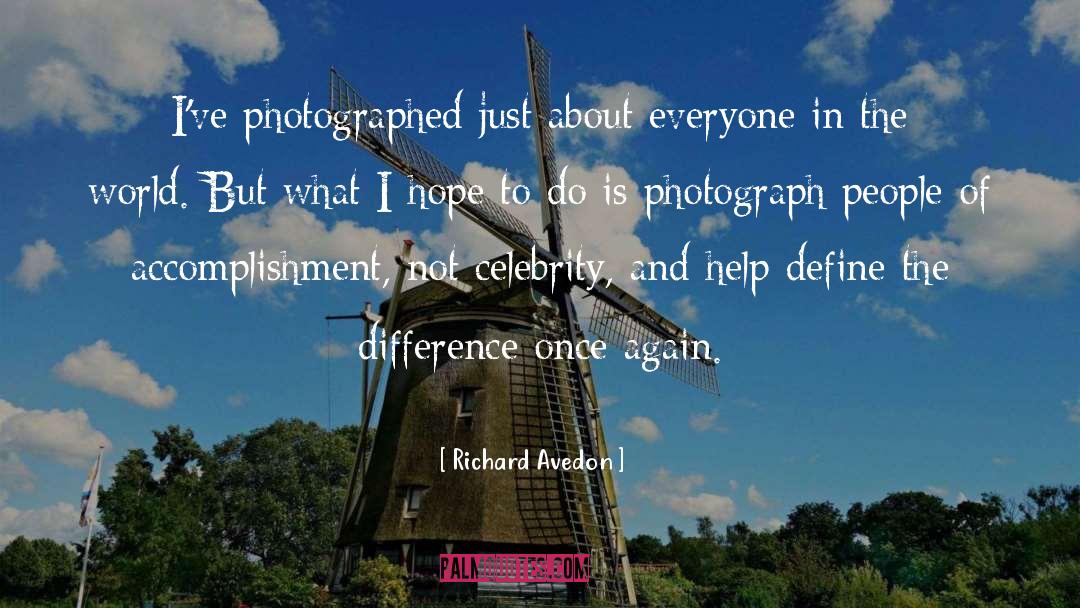 Aawh quotes by Richard Avedon