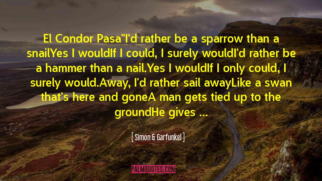 Abandonan El quotes by Simon & Garfunkel