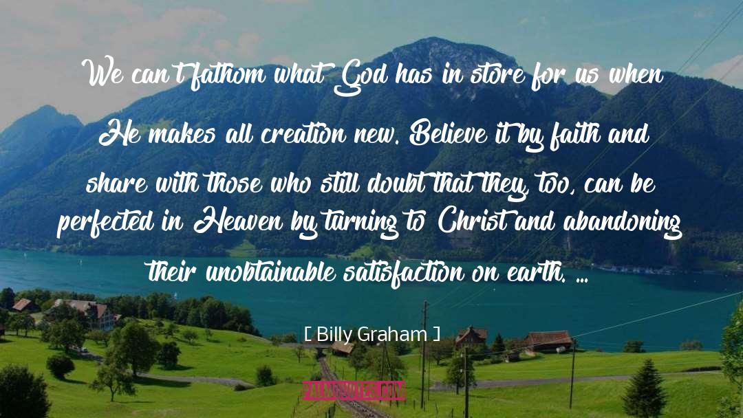 Abandoning quotes by Billy Graham