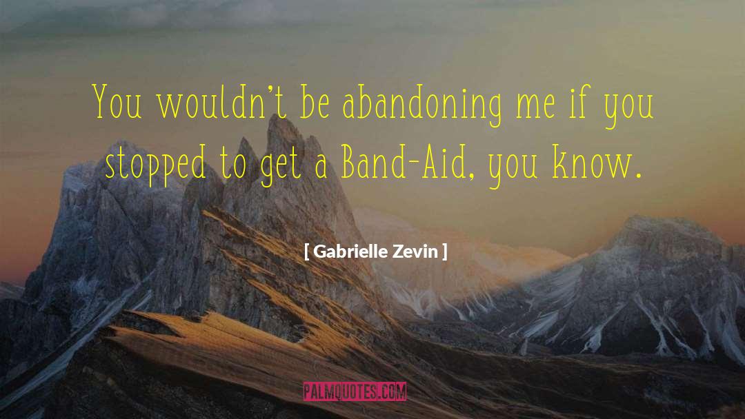 Abandoning quotes by Gabrielle Zevin
