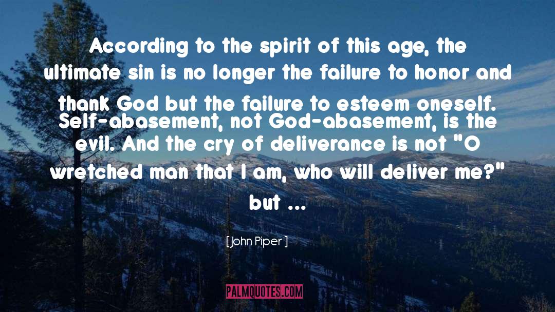 Abasement quotes by John Piper