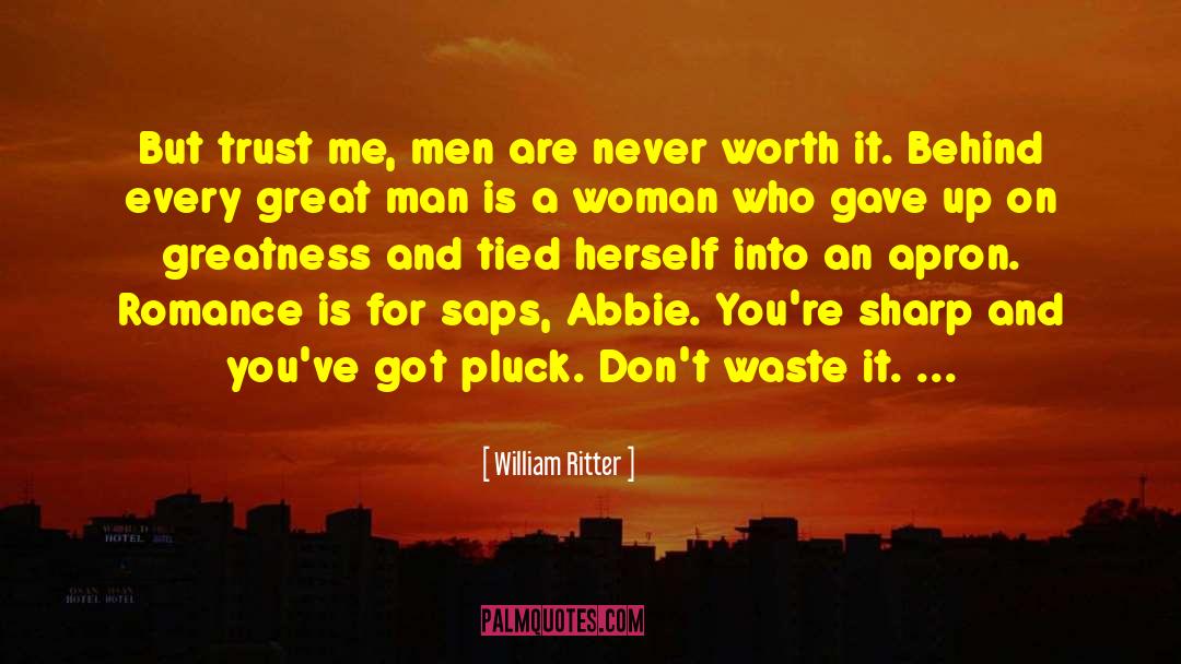 Abbie quotes by William Ritter