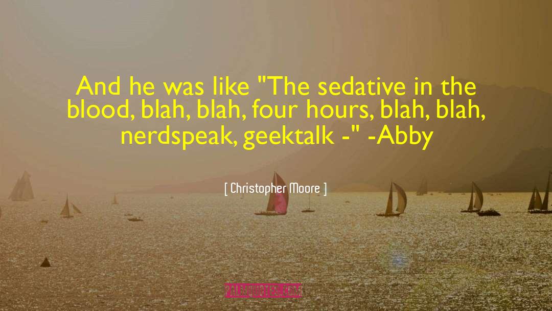 Abby Carnelia quotes by Christopher Moore