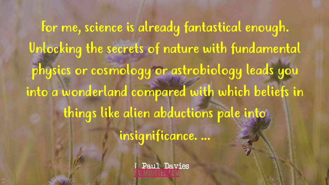 Abductions quotes by Paul Davies