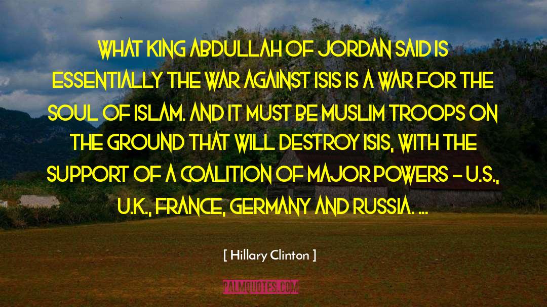 Abdullah quotes by Hillary Clinton