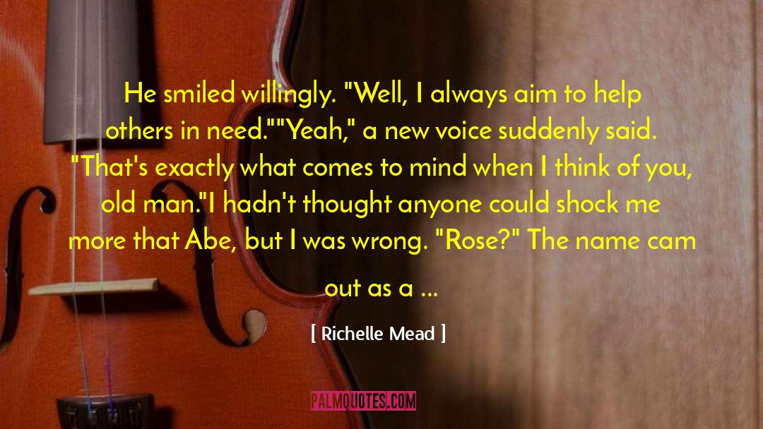 Abe Mazur quotes by Richelle Mead