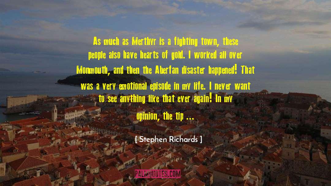 Aberfan Disatster quotes by Stephen Richards