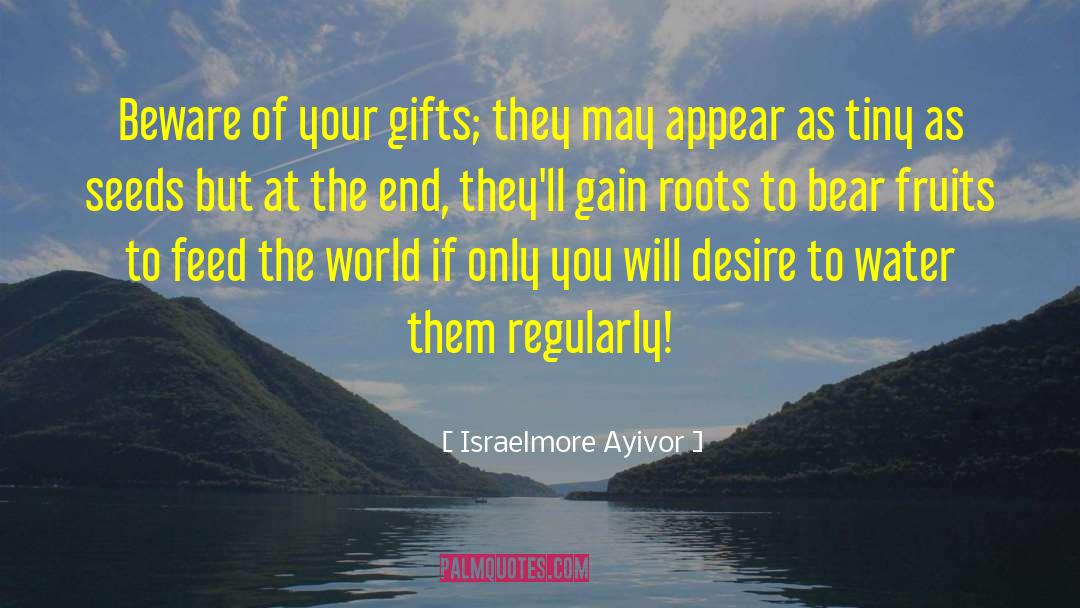Aberin Seeds quotes by Israelmore Ayivor