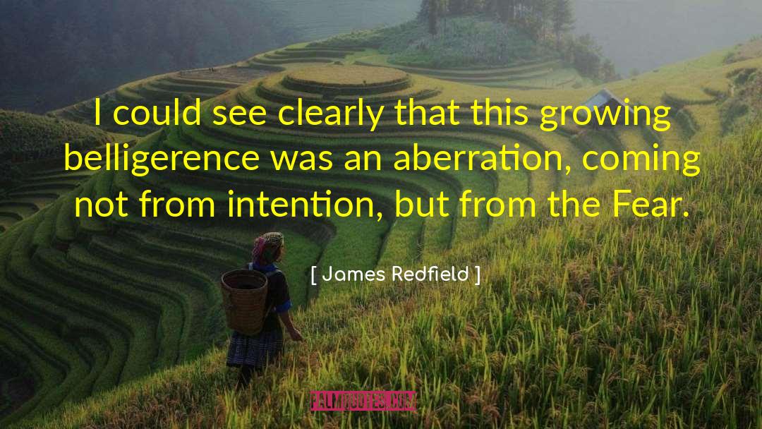 Aberration quotes by James Redfield