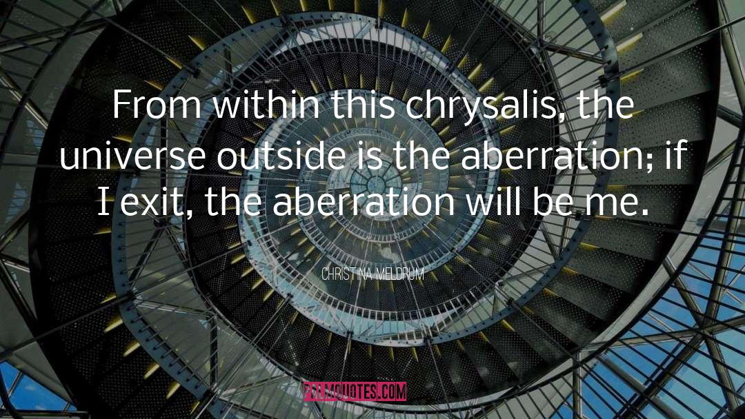 Aberration quotes by Christina Meldrum