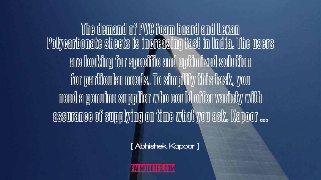 Abhishek quotes by Abhishek Kapoor