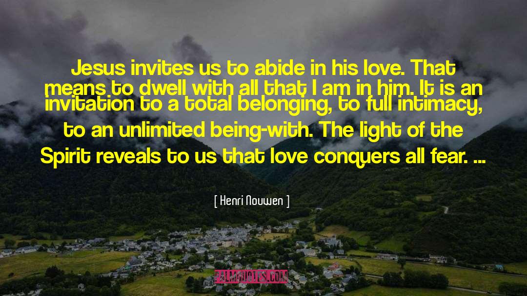 Abide quotes by Henri Nouwen