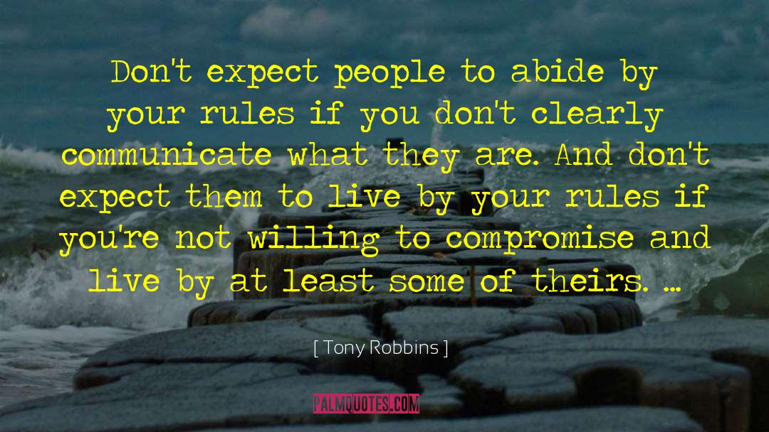 Abide quotes by Tony Robbins