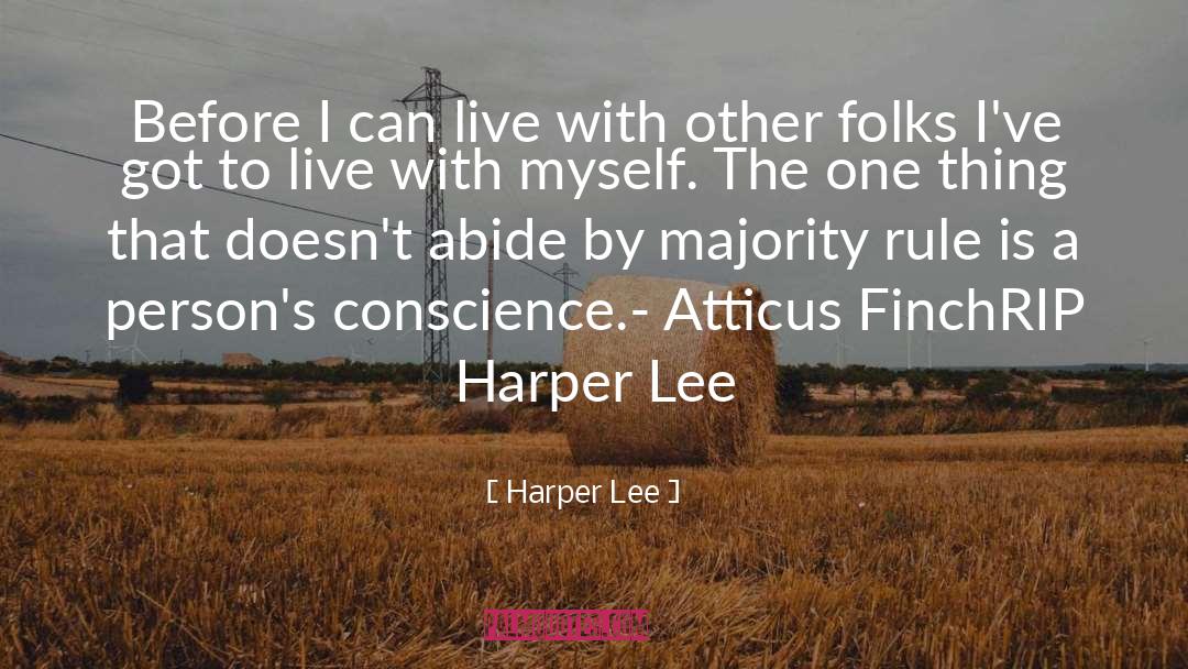 Abide quotes by Harper Lee