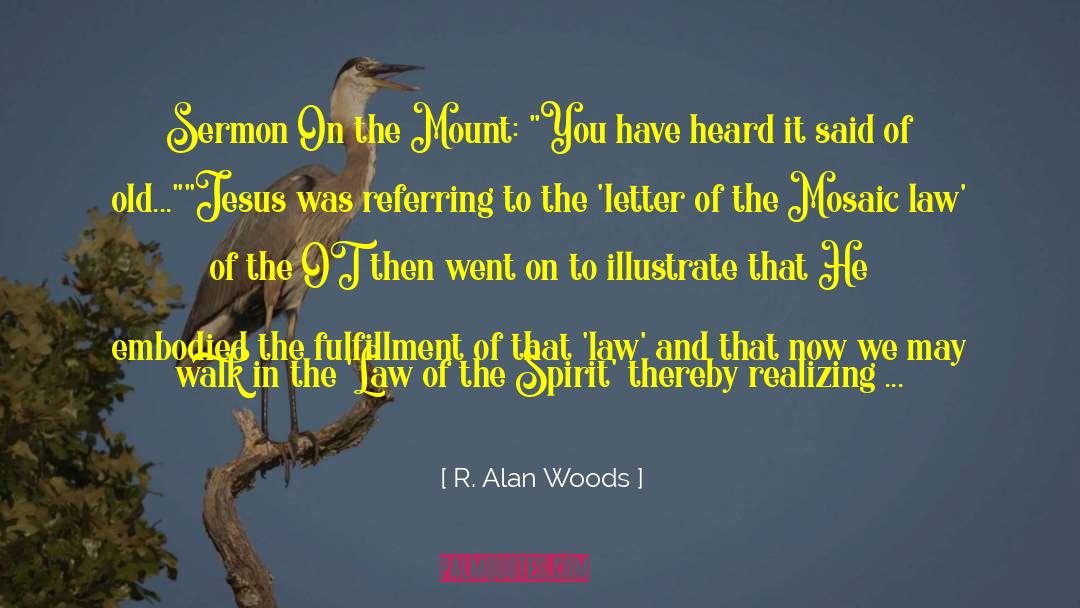 Abide Synonym quotes by R. Alan Woods