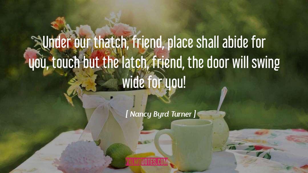 Abide Synonym quotes by Nancy Byrd Turner