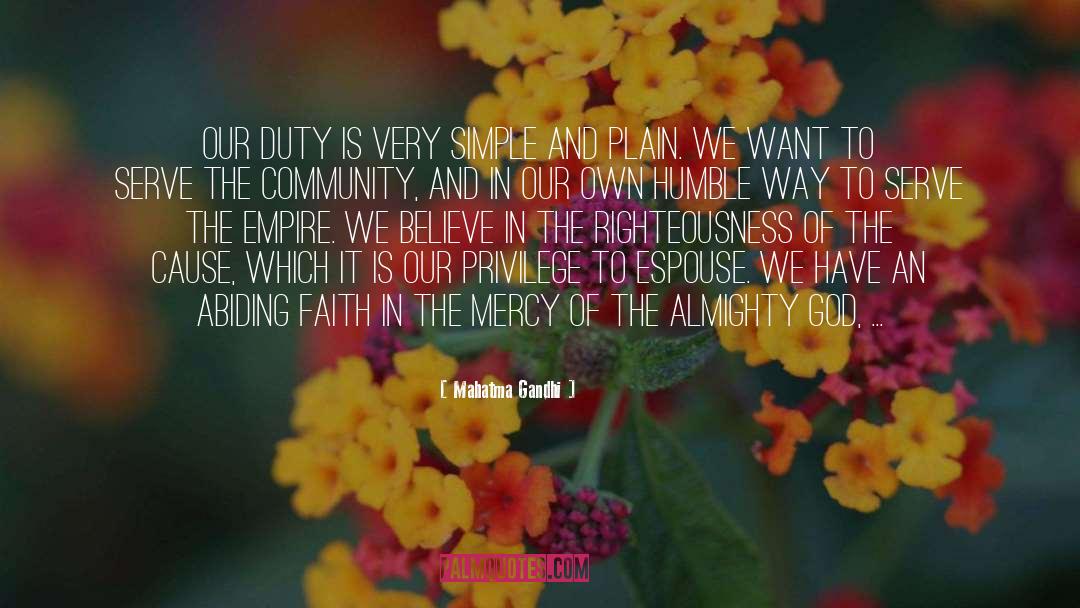 Abiding Faith quotes by Mahatma Gandhi