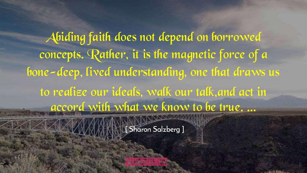 Abiding Faith quotes by Sharon Salzberg