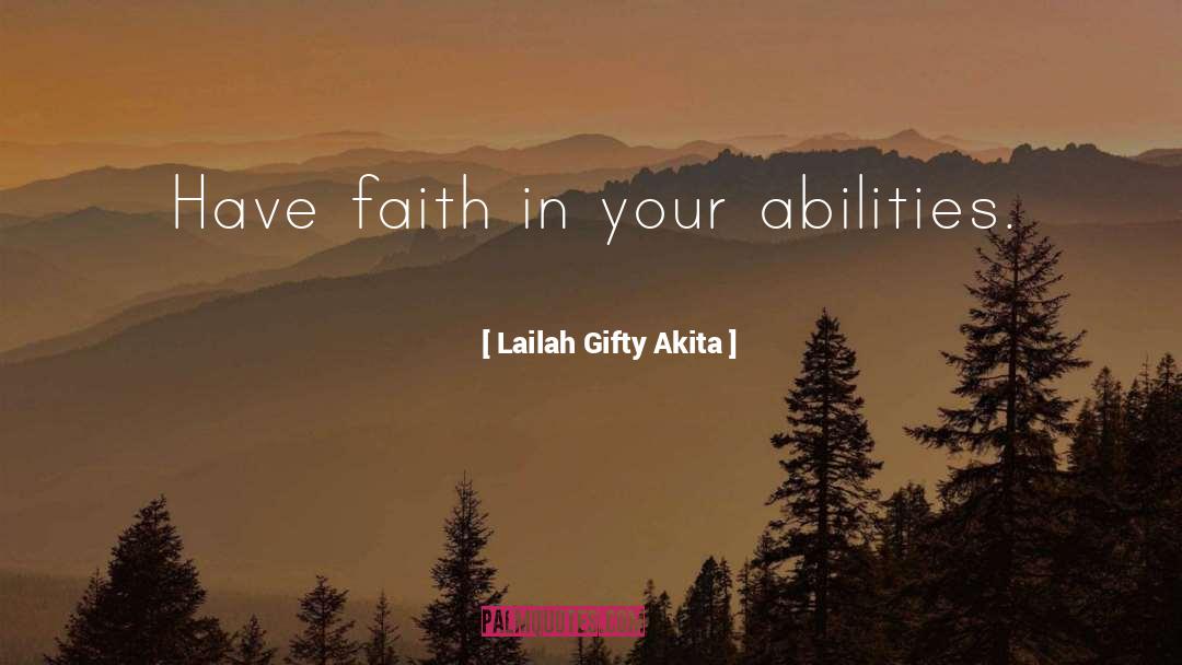 Ability And Attitude quotes by Lailah Gifty Akita
