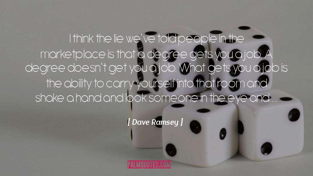 Ability quotes by Dave Ramsey