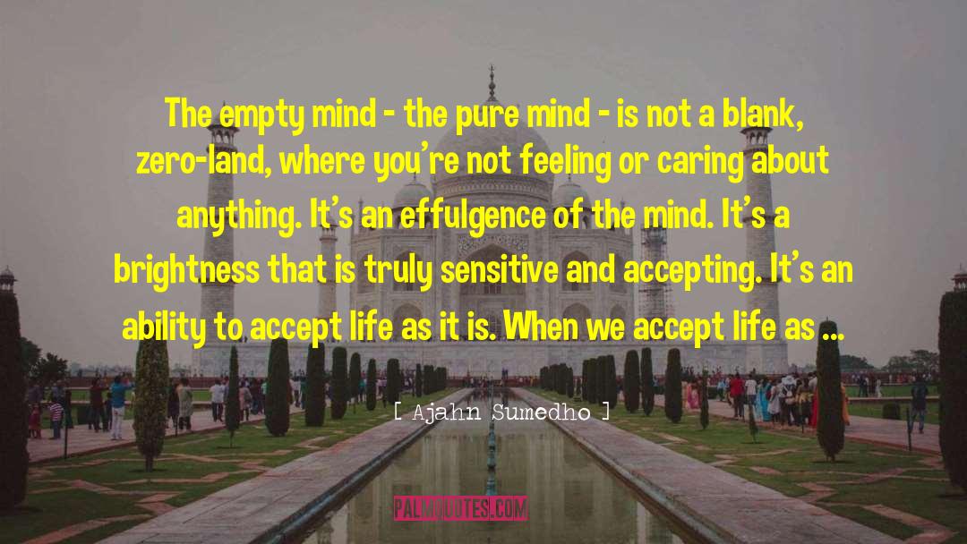 Ability To Accept quotes by Ajahn Sumedho