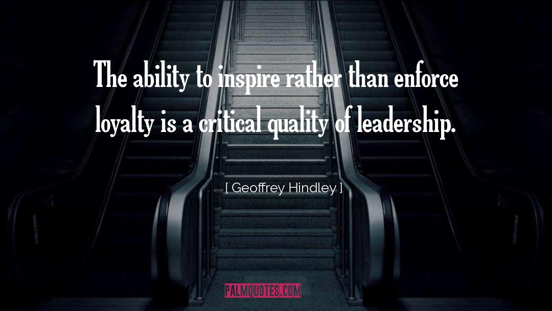 Ability To Communicate quotes by Geoffrey Hindley