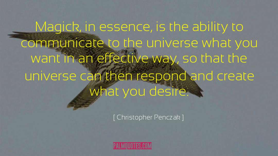 Ability To Communicate quotes by Christopher Penczak