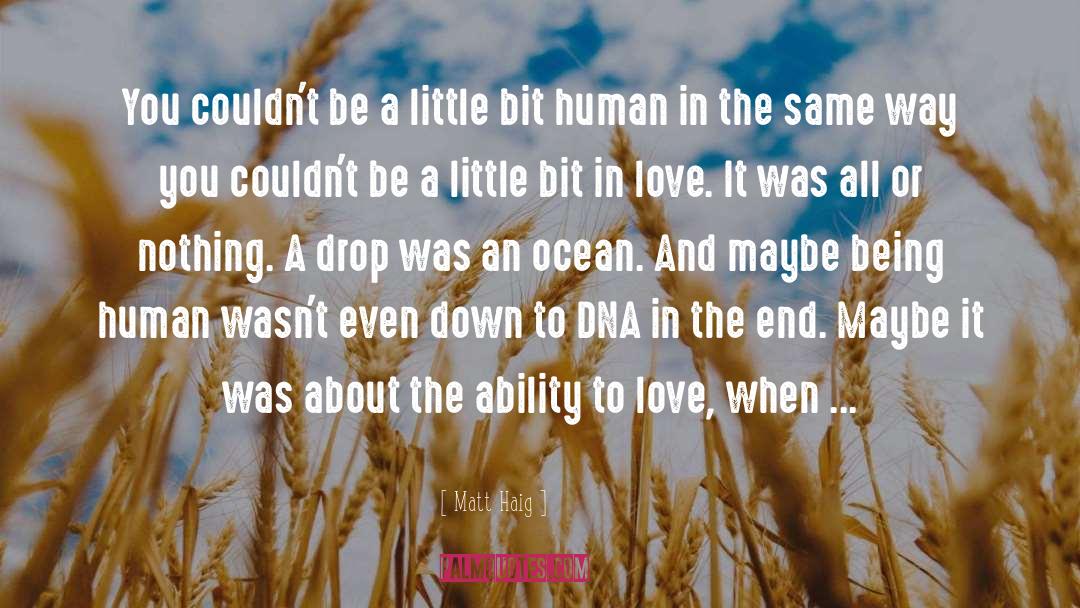 Ability To Love quotes by Matt Haig