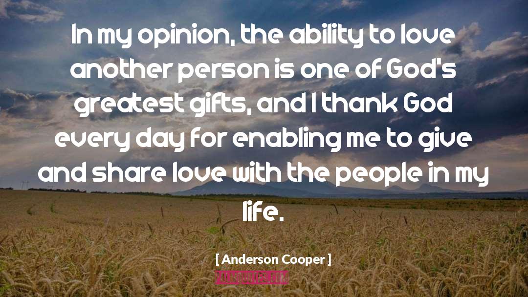 Ability To Love quotes by Anderson Cooper