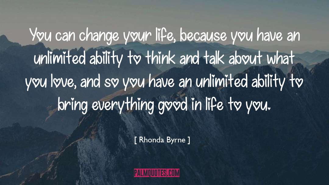 Ability To Think quotes by Rhonda Byrne