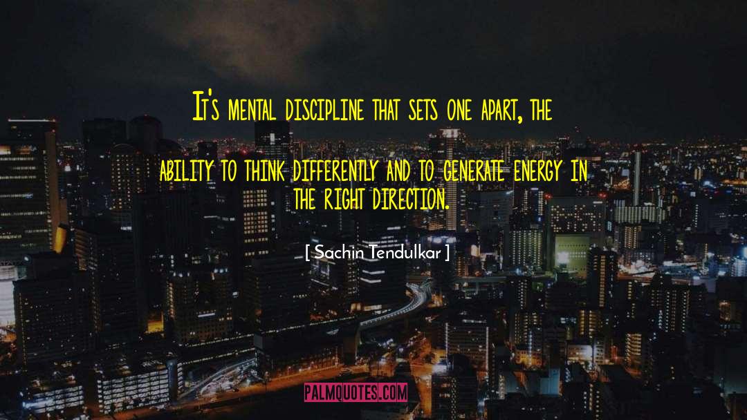 Ability To Think quotes by Sachin Tendulkar