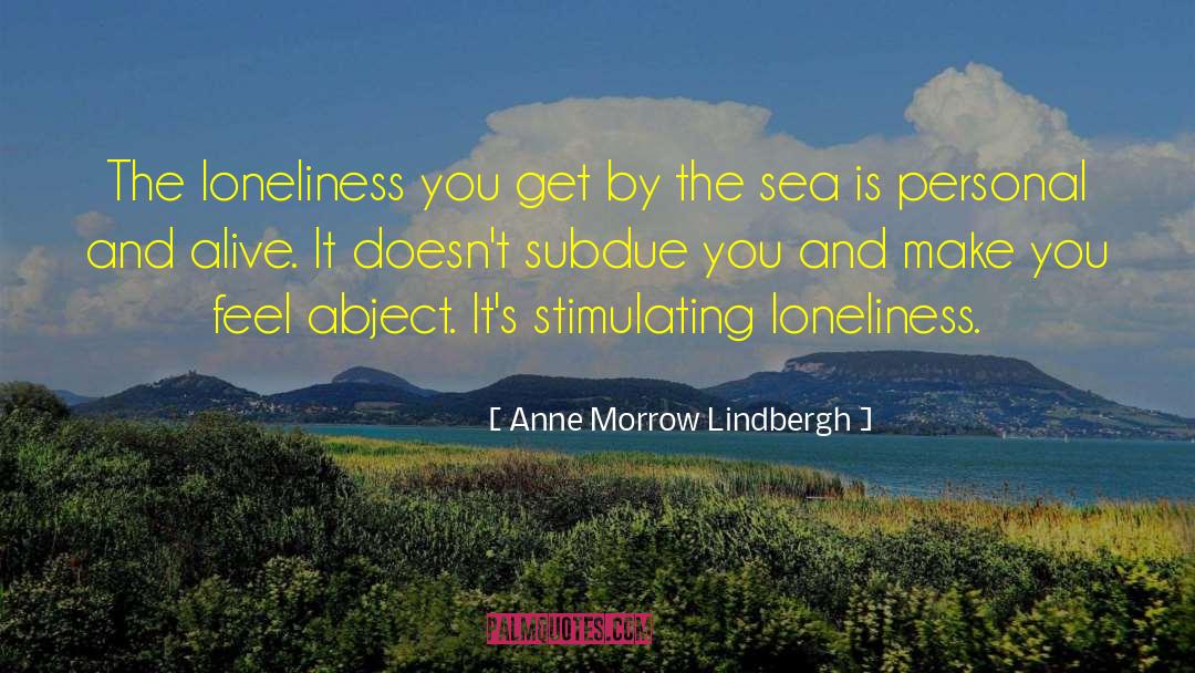 Abject quotes by Anne Morrow Lindbergh