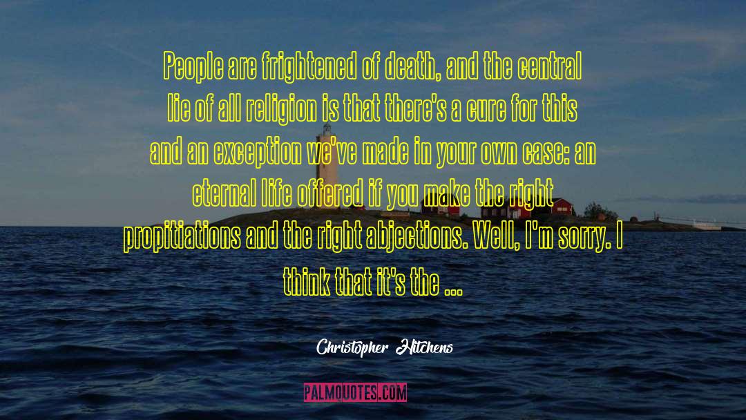 Abjection quotes by Christopher Hitchens