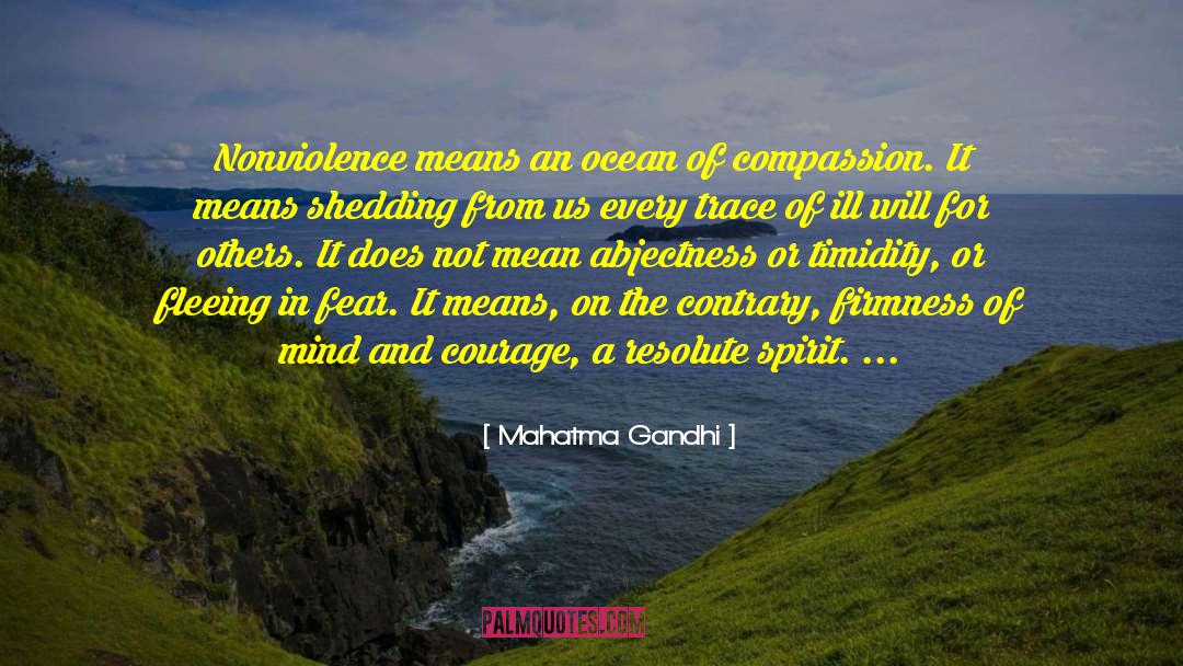 Abjectness quotes by Mahatma Gandhi