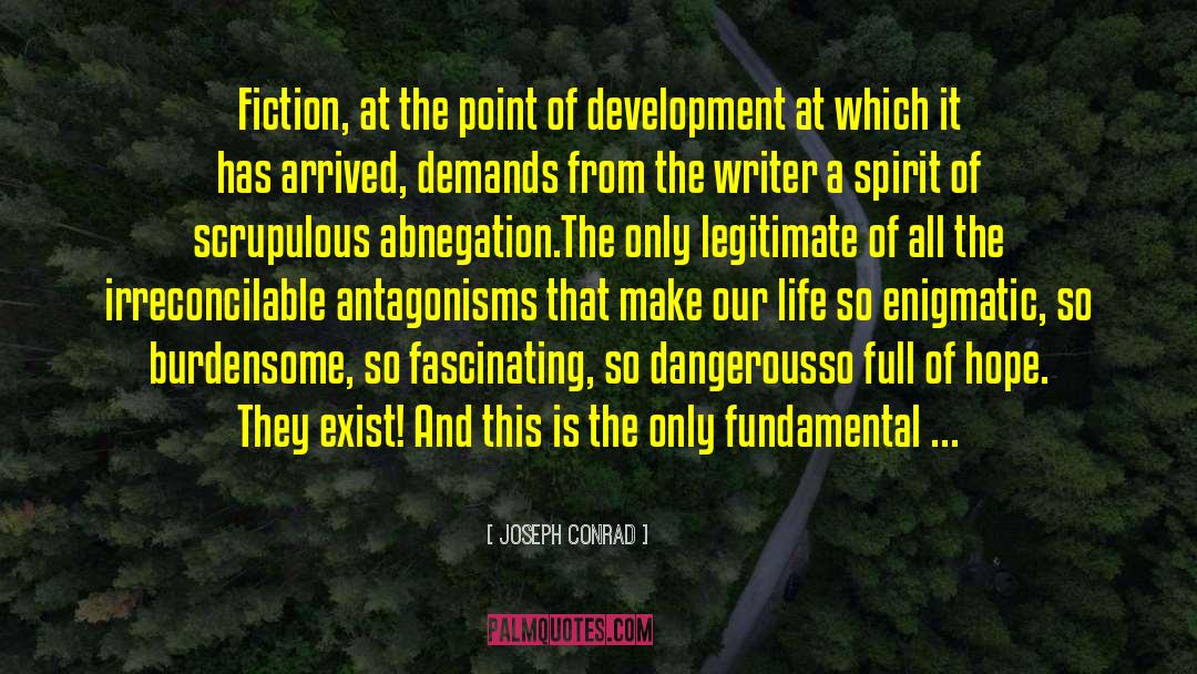 Abnegation quotes by Joseph Conrad