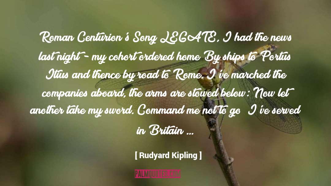Aboard quotes by Rudyard Kipling
