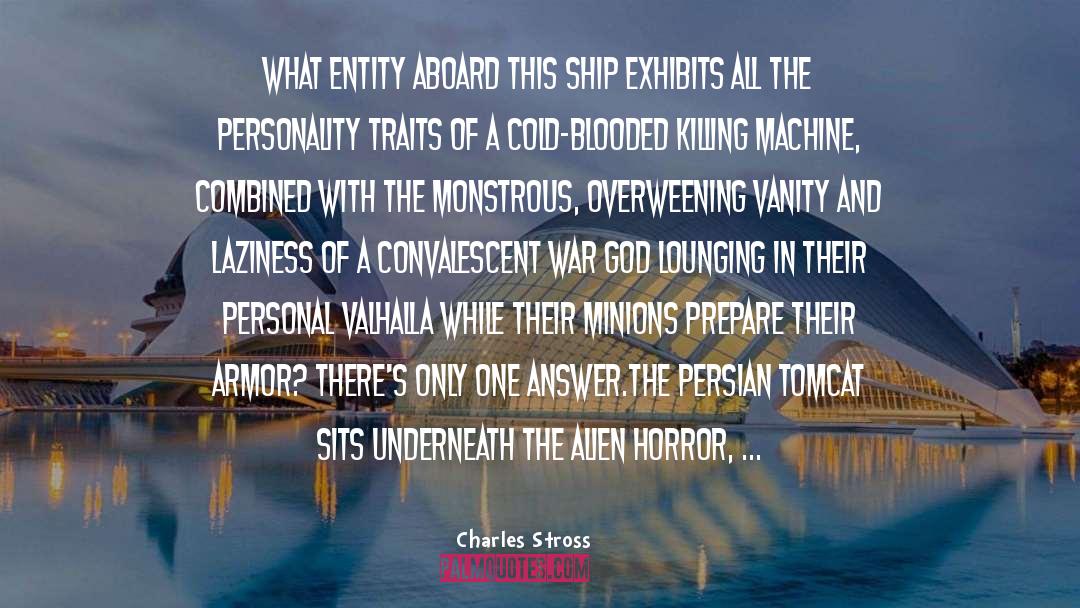 Aboard Ship What Publication quotes by Charles Stross